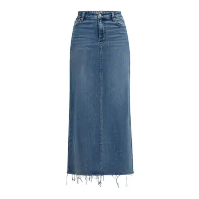 long denim skirt