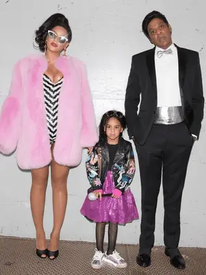 Beyonce and Jay-Z dressed as Barbie and Ken
