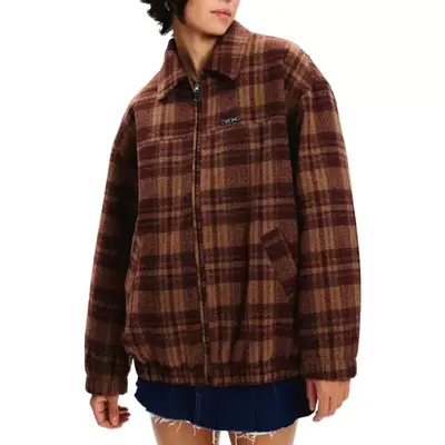 Brown plaid jacket