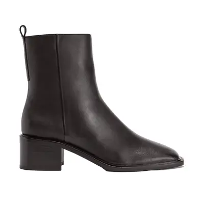 Everlane The City Boot in black leather 