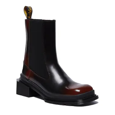 Dr. Martens Maybole Square Toe Chelsea Boots in black to red gradient