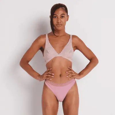 Photo of Toni Marlow black racerback lounge bra