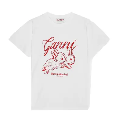 Guizio Blessed Tee in pink with blue 