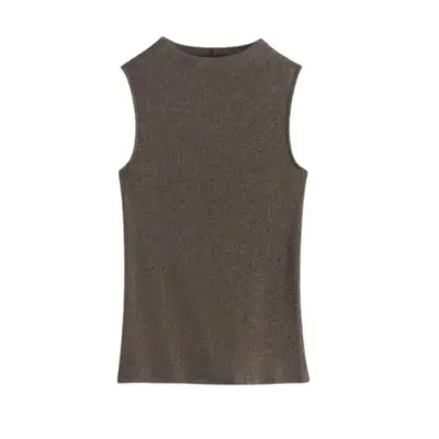 taupe tank top