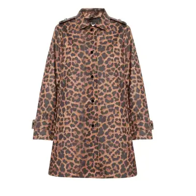 leopard print rain jacket
