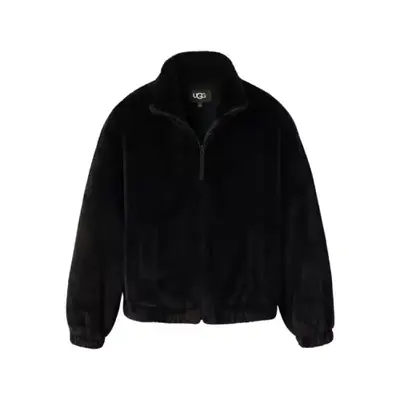 Black Ugg faux fur jacket