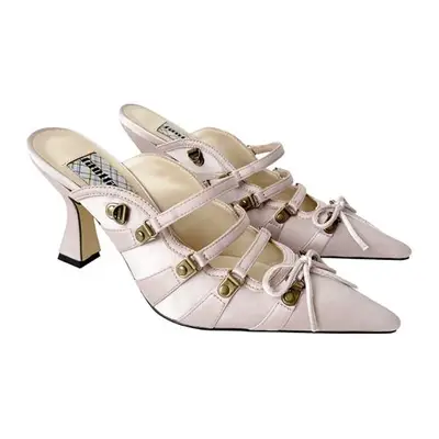 Want Les Essentiels Holton Smooth Leather Slingback Heels in black