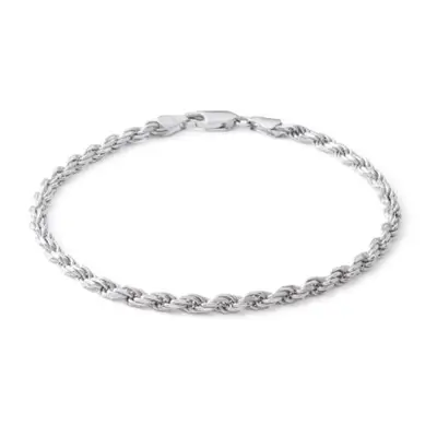 braided silver bracelet