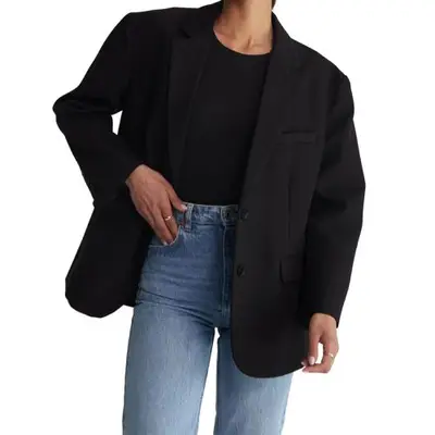 model wearing a Re Ona blazer