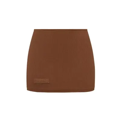 short ribbed Brandon Blackwood skirt