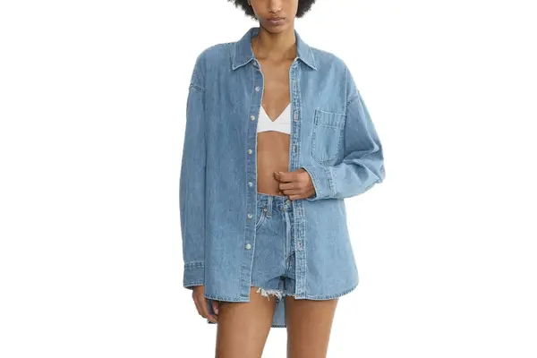 Aritzia 80’s Comfy Denim Shirt
