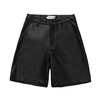 Honor the Gift Vegan Leather Shorts in black
