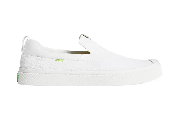 White Knit IBI SLIP-ON