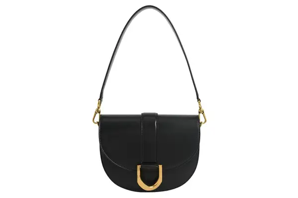 Charles & Keith Black Gabine Saddle Bag
