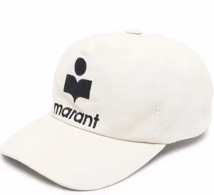 Isabel Marant Logo Emboridered Cap