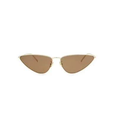 gold futuristic sunglasses