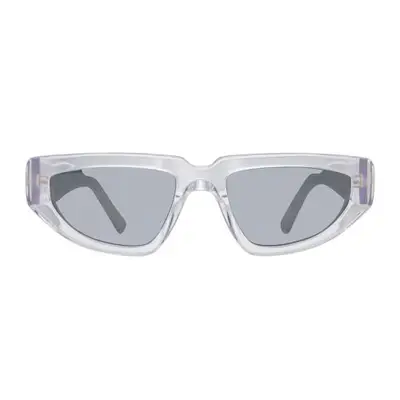 crystal clear frame sunglasses
