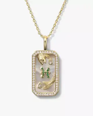Melinda Maria Zodiac Amulet Necklace