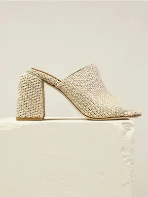 Schutz Heloise Denim Sandal