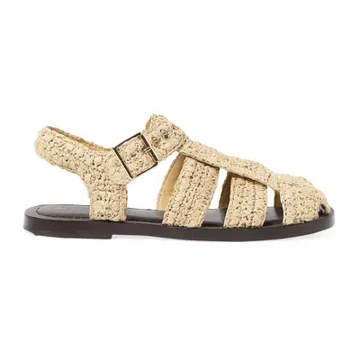 Loeffler Randall Sawyer Raffia Caged Sandals