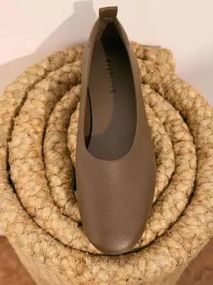 Staud Natalia Thong Sandal in buttercup yellow