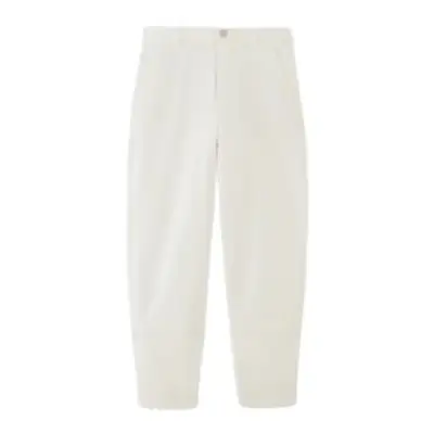 Everlane The Utility Barrel Pant in bone white