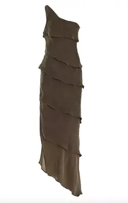 Posse one shoulder midi dress