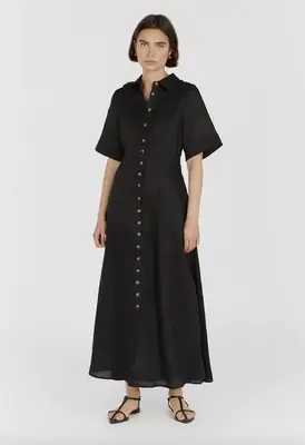 DISSH Frannie Linen Shirt Dress