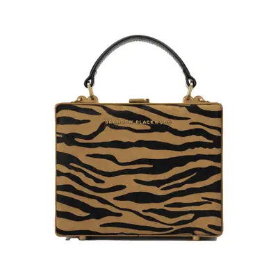 Brandon Blackwood Kendrick Trunk in brown zebra ponyhair
