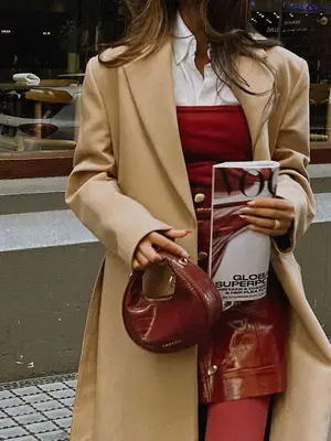 & Other Stories Large Suede Tote in brown