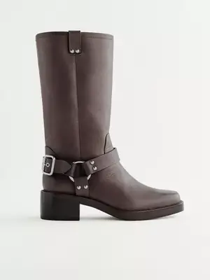 Reformation Francesca Moto Boot