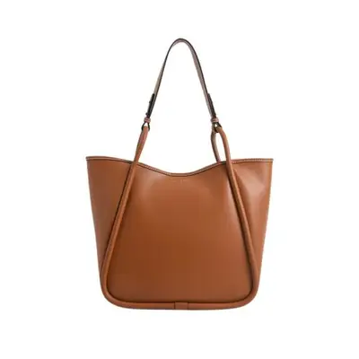 cognac tote bag