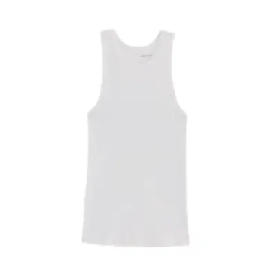 White ribbed tank top