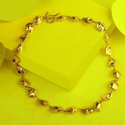 Molten Nugget Necklace ($160)