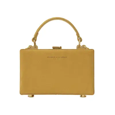 Brandon Blackwood Slim Trunk in yellow suede