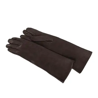 Doen Stine Gloves in espresso brown leather