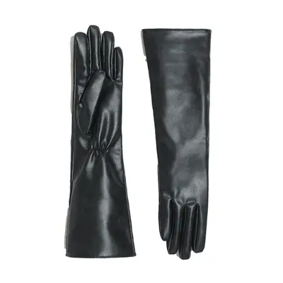 Apparis Gwen Gloves in noir black leather