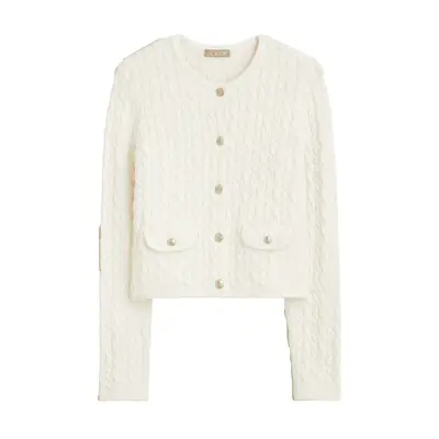 Re Ona Slouchy Sweater in vanilla