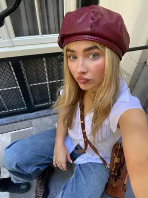 For Love & Lemons Izzy Slip Dress in light blue