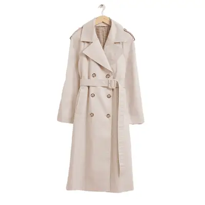 & Other Stories Classic Relaxed Trench Coat in beige
