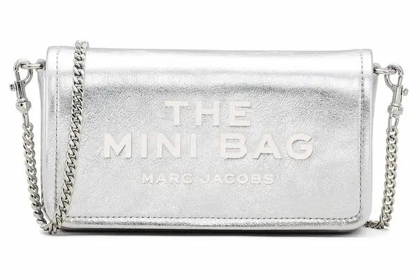 The Metallic Leather Chain Mini Bag