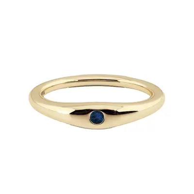 Silent Opus Uno Ring in gold with sapphire