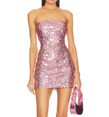 A pink Kim Shui dress.