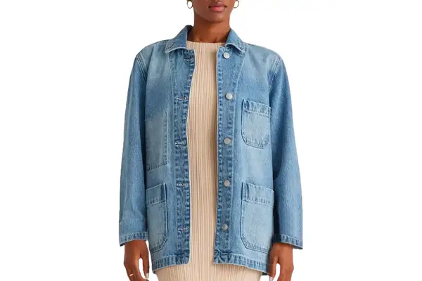 Quince 100% Organic Cotton Denim Chore Jacket