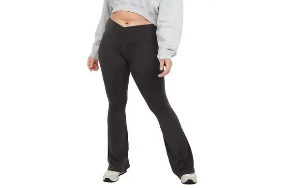 Aerie OFFLINE By Aerie Real Me High Waisted Crossover Flare Legging