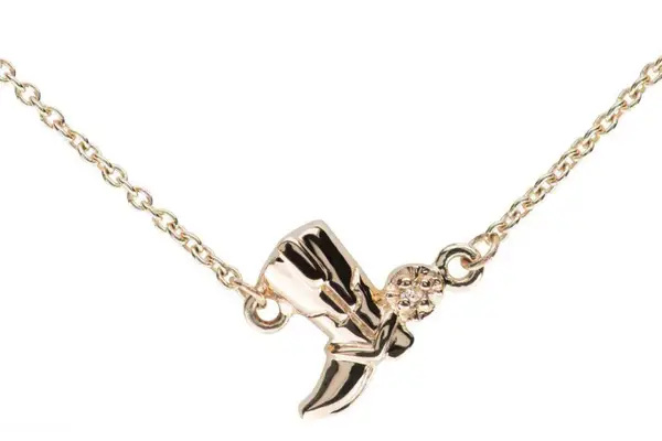 Jackson Hole Jewelry Tiny Teton Collection Cowboy Boot Necklace