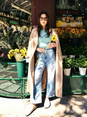 Lele Sadoughi Audrey Stretch Headband in jet black