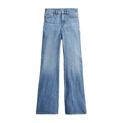 J.Crew High-Rise Flare Jean in light wash