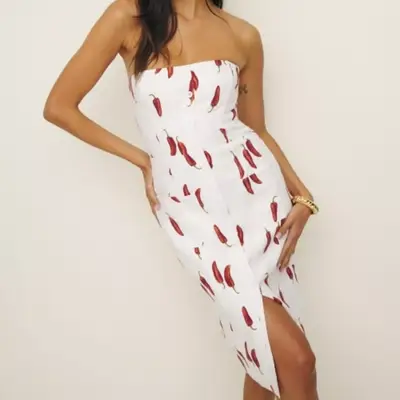 H&M white socks with navy stripes and donut design