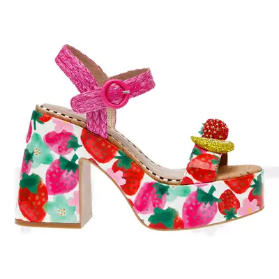 Betsey Johnson Cheyne Berry Multi platform sandals
